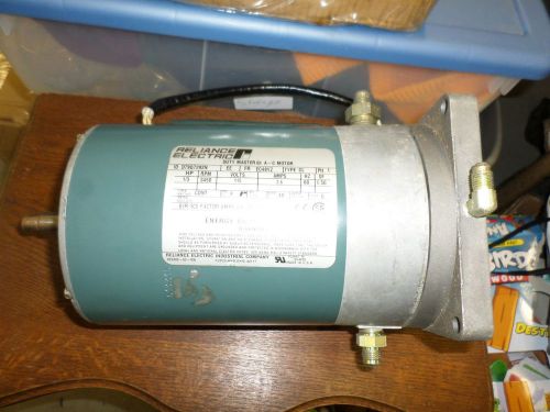 Reliance Electric Duty Master A-C Motor 1/3 HP RPM 3450 3.6 Amps 602495-69-MA
