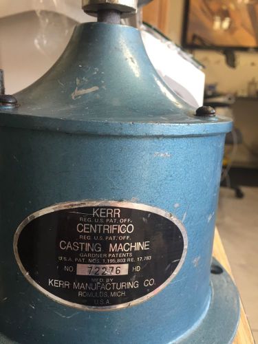 Kerr Centrifico Casting Machine
