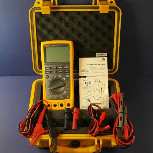 New 789 Processmeter and Accessories Kit! Includes Case, Probes, Clamps, Etc