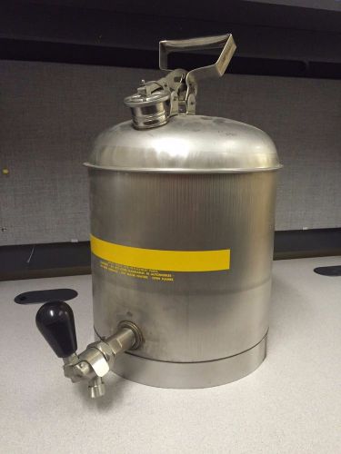 Eagle 1327 Flammable Liquid Container 5 Gallons Type 1 faucet can