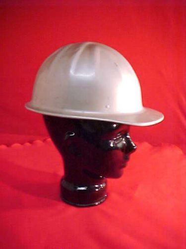 Vintage mcdonald t msa aluminum hard hat, mine, oil rig,safety co. for sale
