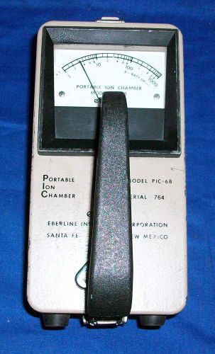 Eberline PIC-6B Ion Chamber Radiation Meter Geiger Working