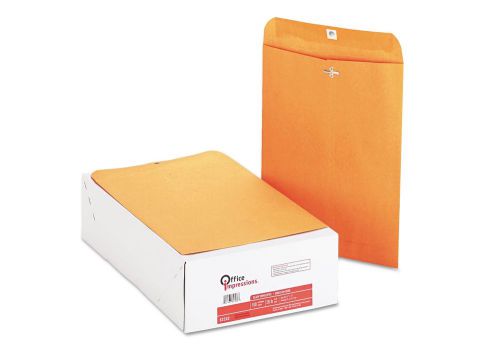 Clasp envelopes, 9 x 12, brown kraft - 100 count x 2 = 200 - size #90 for sale