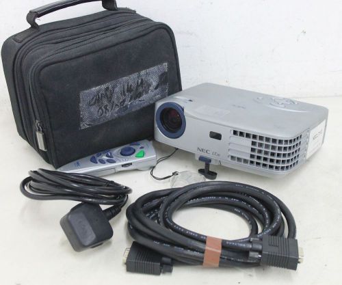 NEC LT20G Miniature Travel Compact Remote USB VGA Media Projector 200W Kit