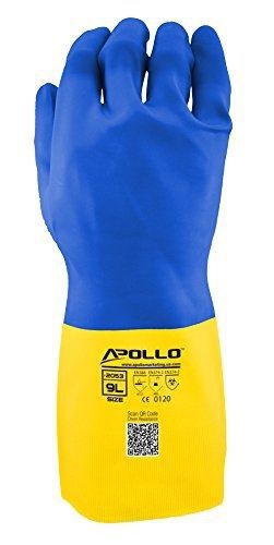 Apollo performance gloves apollo performance chemical resistant gloves 2053, for sale