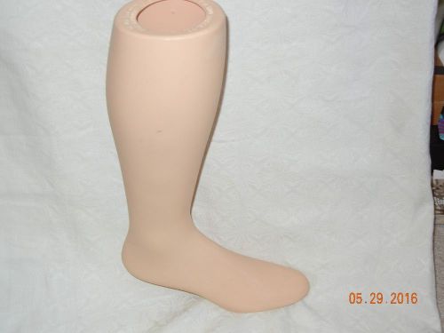 Vintage RPM Industries Plastic Mannequin Weighted Leg Foot Shoe Form