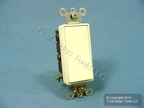 Leviton almond commercial decora rocker wall light switch 4-way 20a 5624-2a for sale