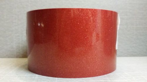 3.25&#034; X 50yd ULTRA METALLIC RED cast vinyl roll