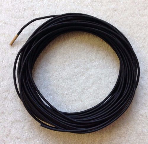 Usa 1/4&#034; x 25&#039; bungee cord shock cord bungie cord marine grade stretch cord blk for sale