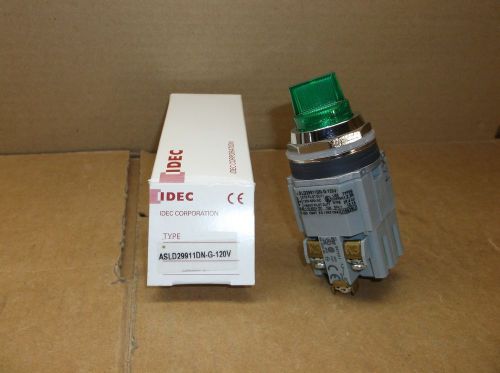 ASLD29911DN-G-120V IDEC NEW In Box 30MM TWTD Green Selector PB ASLD29911DNG120V