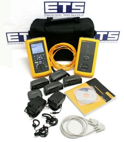 Fluke Networks DSP-4000 Cable Analyzer With DSP-4000SR Smart Remote