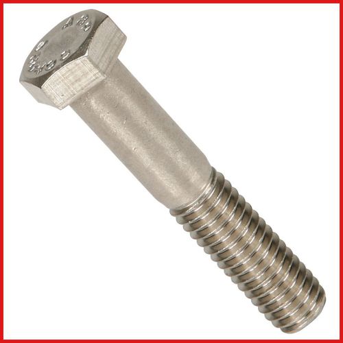 304 Stainless Steel Hex Bolt 5/8&#034; x 12&#034; w/ Nuts &amp; Washers (QTY: 25)