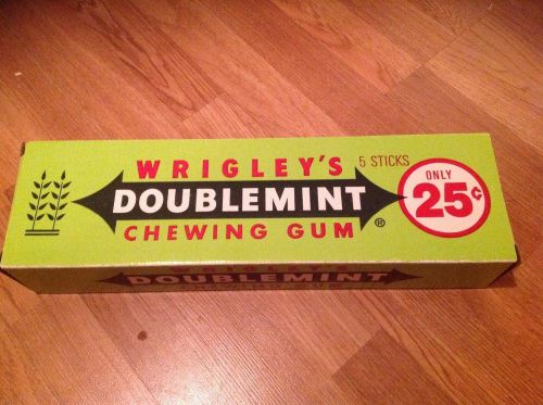 Huge Doublemint gum store display advertising prop point of purchase