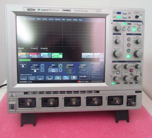 LeCroy WaveRunner 104MXi 1GHz 10GS/s Oscilloscope CALIBRATED