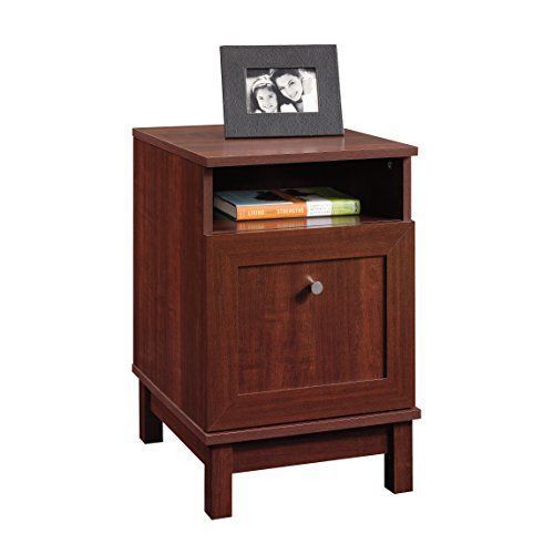 Wood Office File Stand Single Cabinet Business End Table Furniture