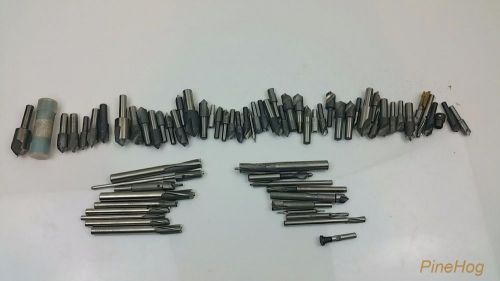 Lot of 67 Metal Working Bits Machine Shop Drill Bits, Lathe Bits, Tool Bits