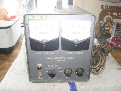 CANAL INDUSTRIAL CORP.  LEAK DETECTOR BETHSDA M.D.