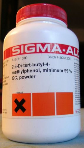 2,6-di-tert-butyl-4-methylphenol, min 99%, gc powder sigma for sale