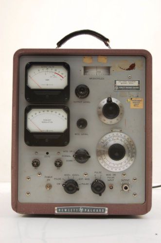 HP 612A, UHF Signal Generator 115 or 230 V ±10% 48-440 Hz 360 VA 50 Ohms