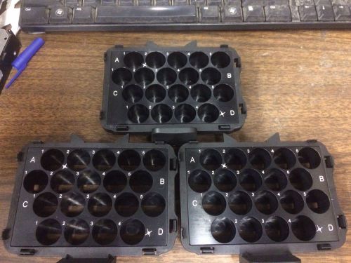 Lot of 3 Thermo Scientific AS-AP 19 Slot Sample Trays