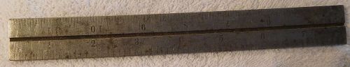 STARRETT 8” Hardened Rule  for Combination Square  4 (8ths 16ths 32nds 64ths)
