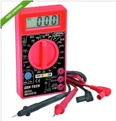 New digital ac-dc voltmeter ampmeter ohmmeter multimeter testmeter for sale