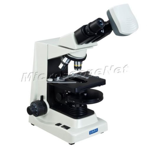 1600x biological 9.0mp digital plan binocular microscope+turret phase contrast for sale