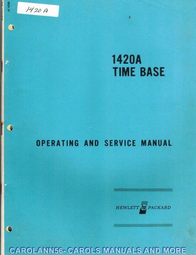 HP Manual 1420A TIME BASE