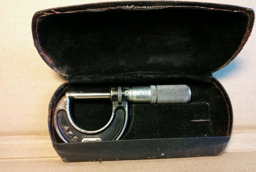 Vintage starrett micrometer 0-1&#034; model 436 for sale