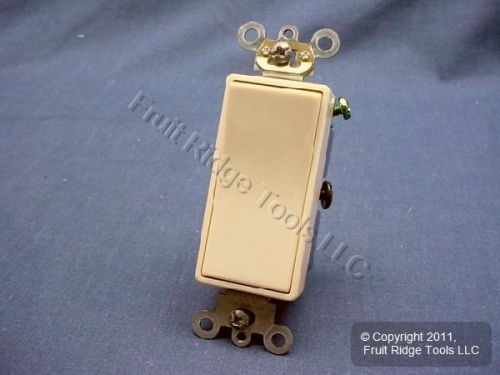 Leviton ivory commercial 3-way decora rocker wall light switch 5693-2i for sale