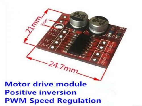 10X 2 CHANNEL DC Motor Drive Module Positive inversion PWM Speed adjust Double H