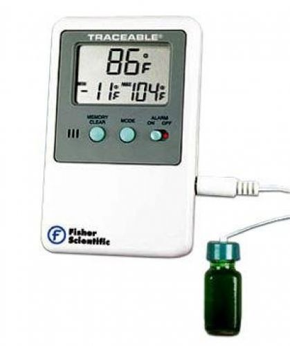 Fisher scientific 06-664-11 traceable vaccine refrigerator/freezer thermometer for sale