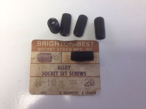 10 socket set screws m10 length 20 for sale