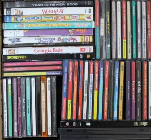Large mixed lot of 51 CD DVD Blu-Ray Blank standard Slim Cases Holder Jewel Case
