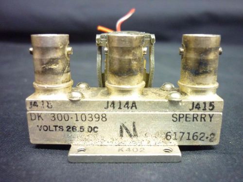 SPERRY 26.5 VDC RF Switch DK 300-10398 , 617162  Waveguide, (F)