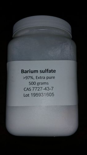 Barium sulfate, 97%, Extra pure, 500 gm