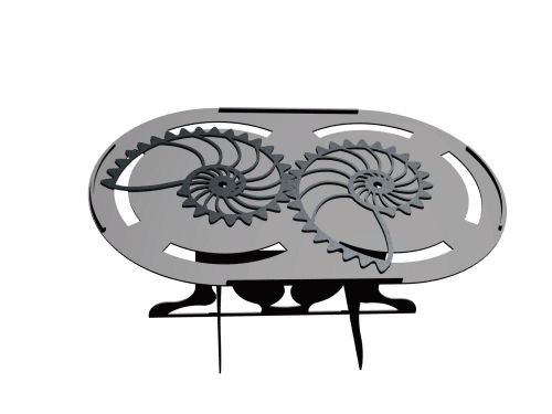 Steampunk STEEL Gear Table pattern CNC dxf format file for PLASMA cutting
