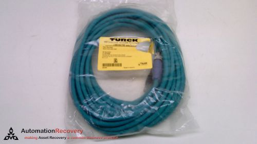 TURCK RSCD RJ45 440-12M, CORDSET, ETHERNET/4 POLE MALE, 12 METER, NEW #220233