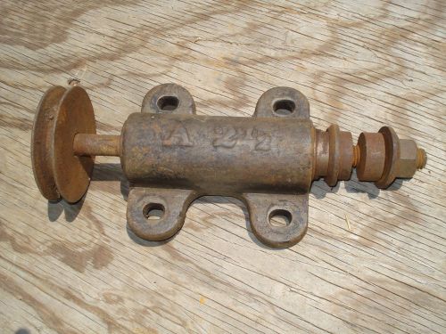 Vintage shaft pulley arbor shaft industrial bench saw grinder tool for sale