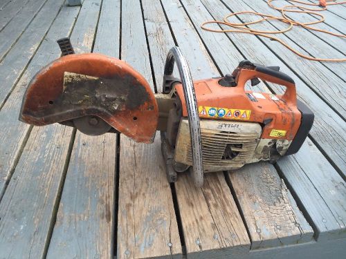 Stihl TS400 Concrete Saw / Demo Saw / Gas Powered For Parts Or Rebuild