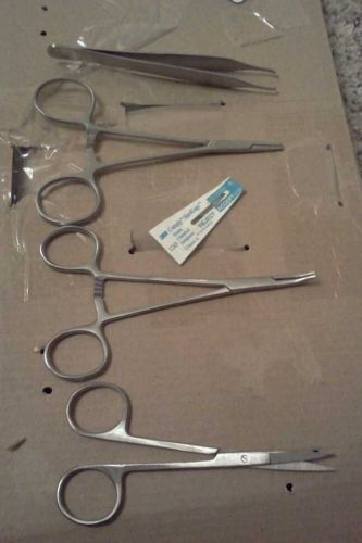 Suture kit, tie flies, fishing, roach clamp, stiches, survival,sewing,electronic
