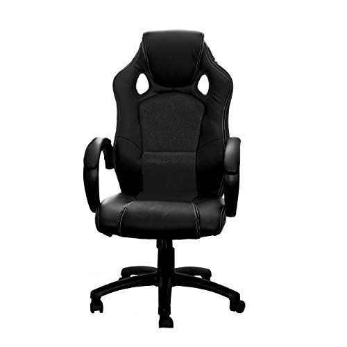 Aleko high back office chair ergonomic computer desk alc2324bl for sale