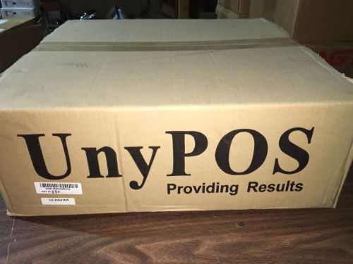 Unypos smooth glide cash drawer 5 bill 8 coin slots uz-hs400d1 black new sealed for sale