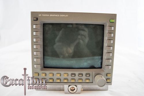 Hp agilent 70205a graphics display for use in 70000 modular system 10 day ror! for sale