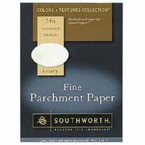Southworth Color + Textures Collection? Fine Parchment Paper, 8 1/2in. x 11in.,
