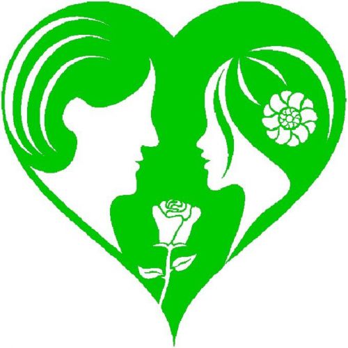 30 Custom Green Romantic Heart Personalized Address Labels