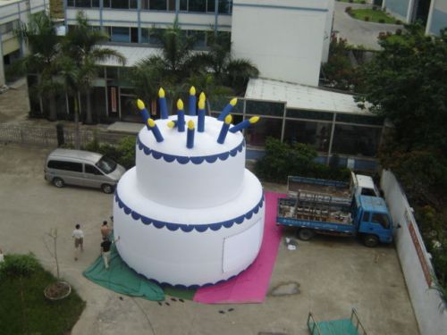 26&#039;ft 8M Inflatable Promotion Advertising Anniversary Celebration Birthday Cake