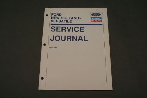 Ford-New Holland-Versatile Service Journal Issue 5/92