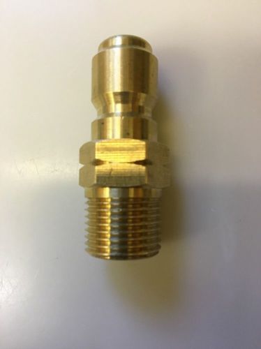 Pressure Washer Brass Quick Coupler Plug 3/8&#034; male Pipe Thread Brass 2800psi