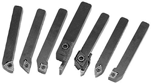 HHIP 2002-0013 7 Piece 1/2 Inch Indexable Cut Off &amp; Turning Tool Set